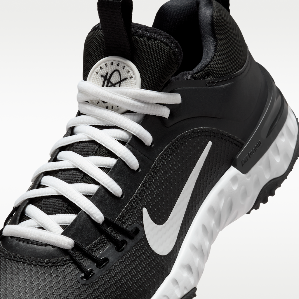 Women's Nike Huarache 9 Elite Turf Field Hockey Shoes - Black/White/White