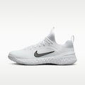 Nike Huarache 9 Elite Turf Field Hockey Shoes - White/White/Black - Image 1