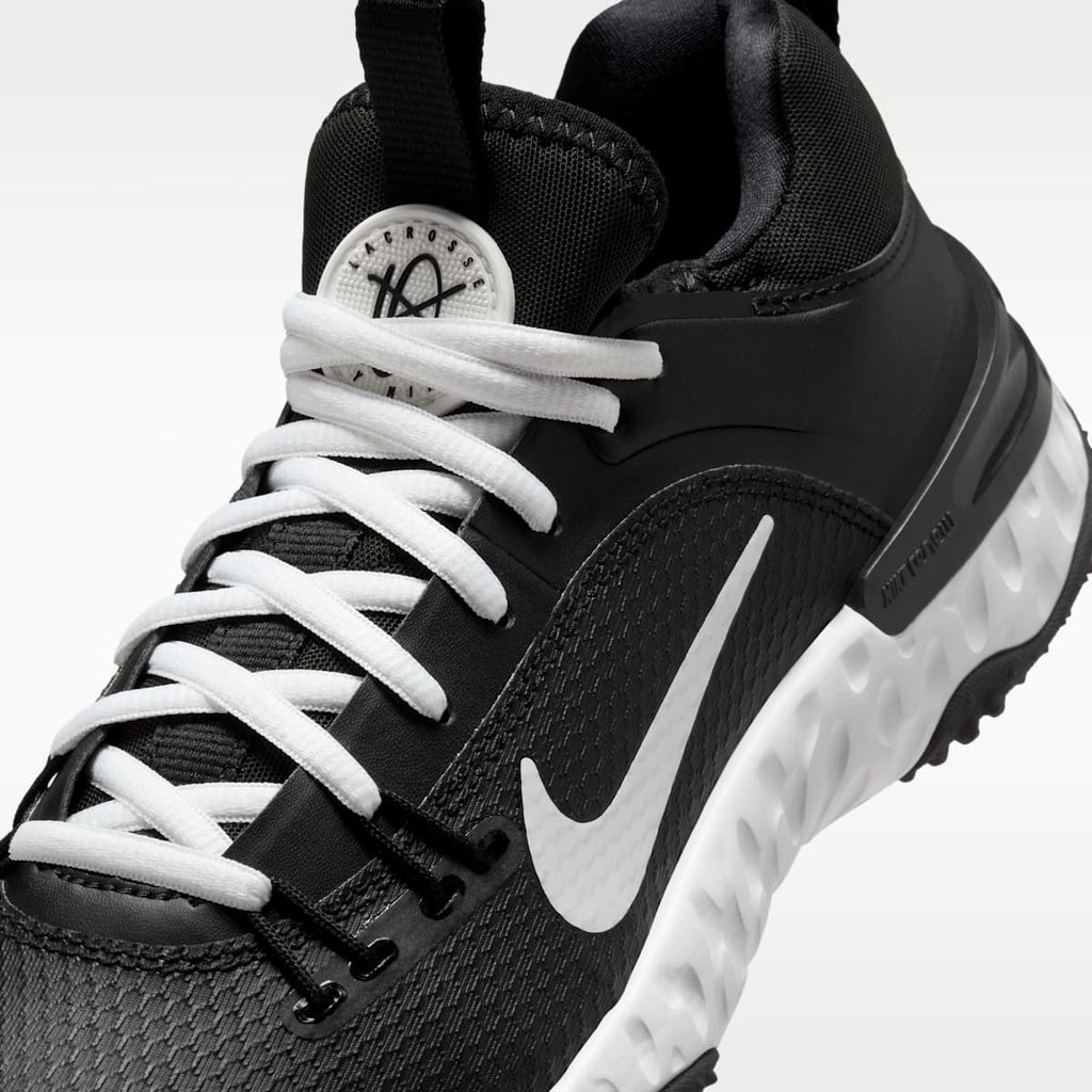 Nike Huarache 9 Elite Turf Field Hockey Shoes - Black/White/White - Image 7