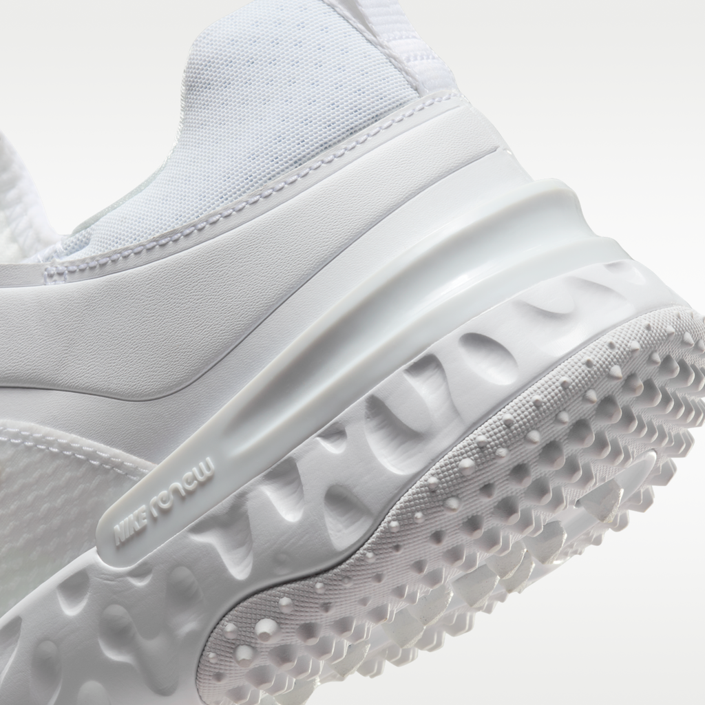 Women's Nike Huarache 9 Elite Turf Field Hockey Shoes - White/White/Metallic Vivid Gold