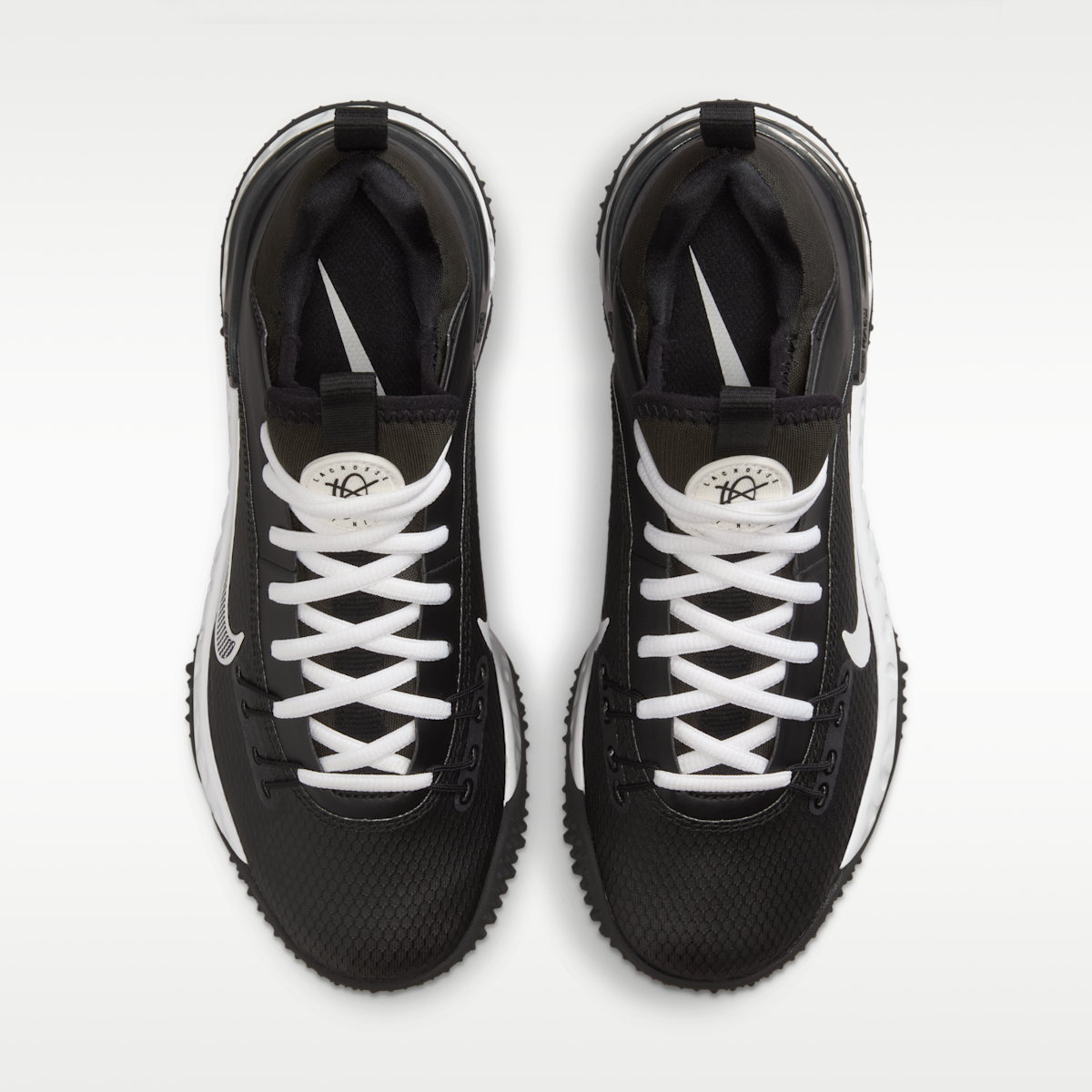 Women's Nike Huarache 9 Elite Turf Field Hockey Shoes - Black/White/White