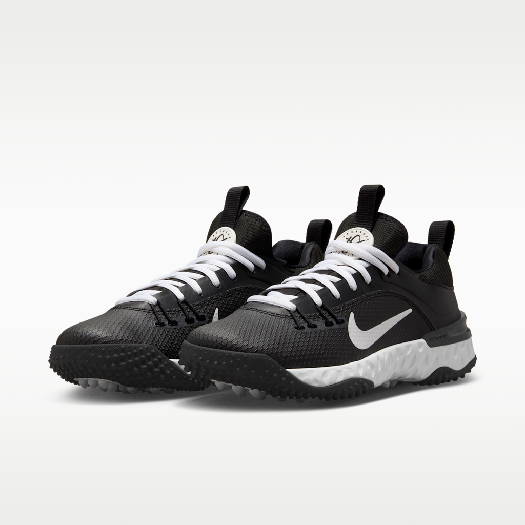 Women's Nike Huarache 9 Elite Turf Field Hockey Shoes - Black/White/White
