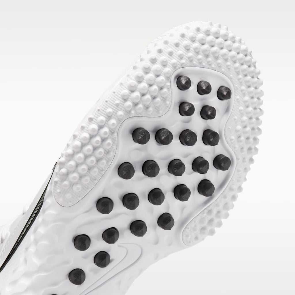 Nike Huarache 9 Elite Turf Field Hockey Shoes - White/White/Black - Image 7