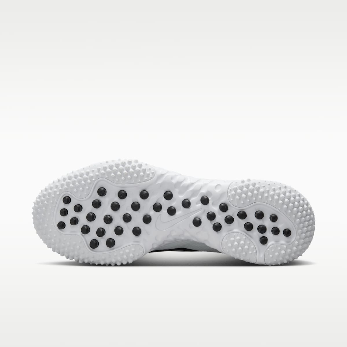 Nike Huarache 9 Elite Turf Field Hockey Shoes - White/White/Black - Image 2