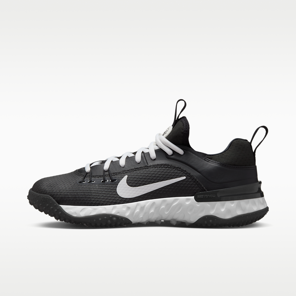 Women's Nike Huarache 9 Elite Turf Field Hockey Shoes - Black/White/White