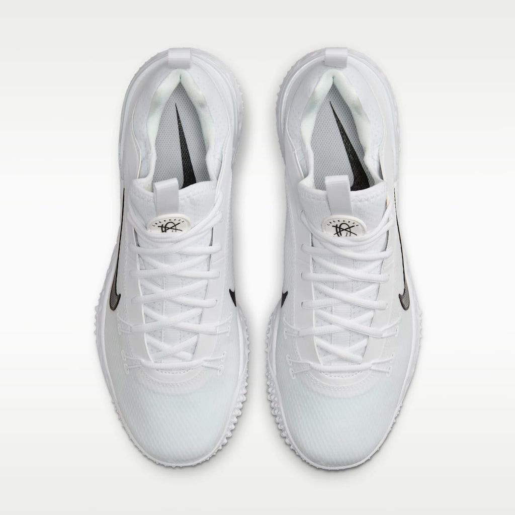 Nike Huarache 9 Elite Turf Field Hockey Shoes - White/White/Black - Image 4
