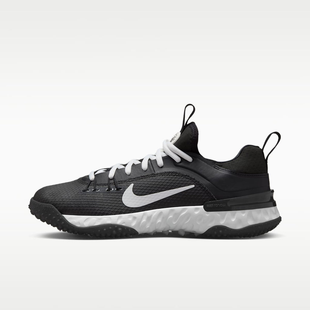Nike Huarache 9 Elite Turf Field Hockey Shoes - Black/White/White - Image 1