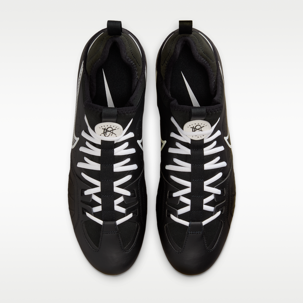 Women's Nike Huarache 9 Varsity LAX Lacrosse Cleats - Black/White/White