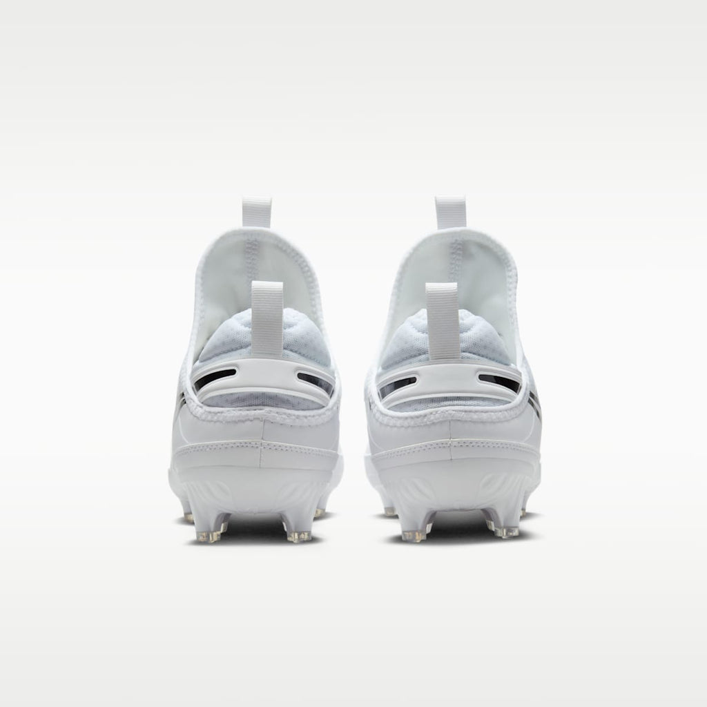 Nike Huarache 9 Varsity LAX Lacrosse Cleats - White/White/Black - Image 6