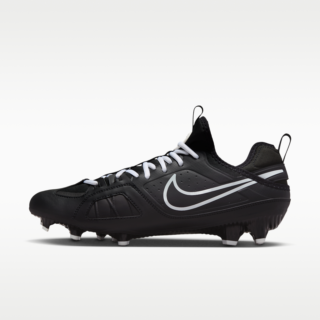 Women's Nike Huarache 9 Varsity LAX Lacrosse Cleats - Black/White/White