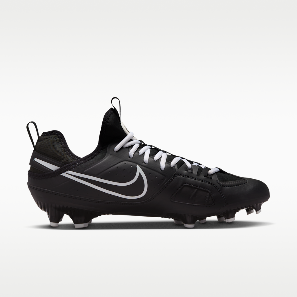 Women's Nike Huarache 9 Varsity LAX Lacrosse Cleats - Black/White/White