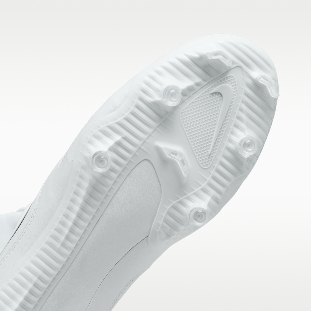 Women's Nike Huarache 9 Varsity LAX Lacrosse Cleats - White/White/Black