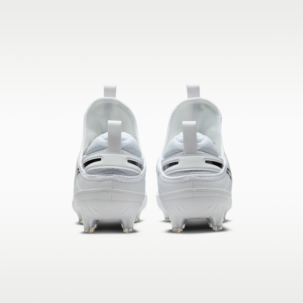 Women's Nike Huarache 9 Varsity LAX Lacrosse Cleats - White/White/Black