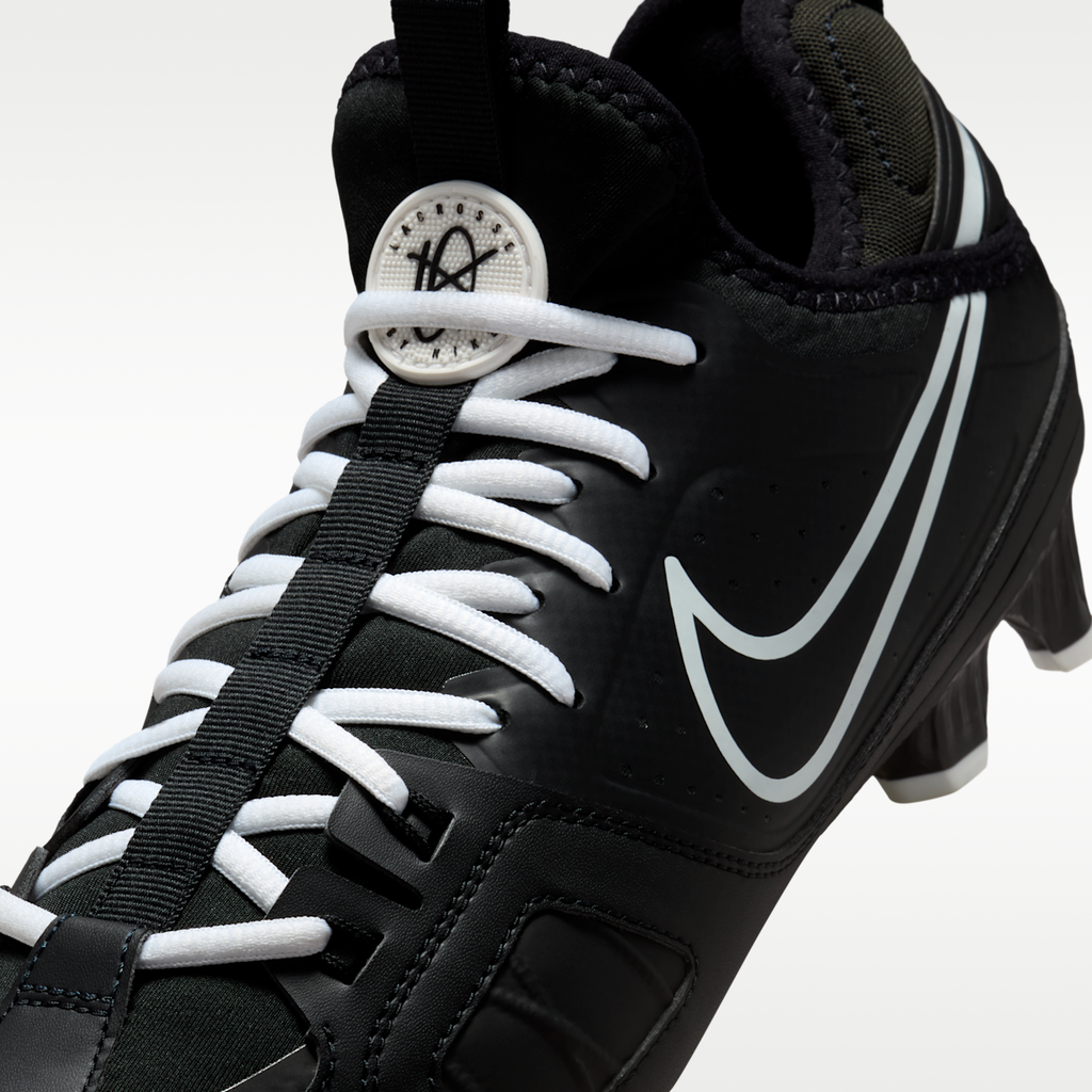 Women's Nike Huarache 9 Varsity LAX Lacrosse Cleats - Black/White/White