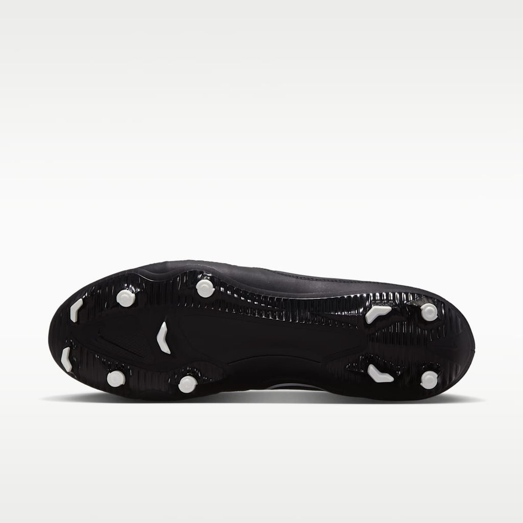 Nike Huarache 9 Varsity LAX Lacrosse Cleats - Black/White/White - Image 2
