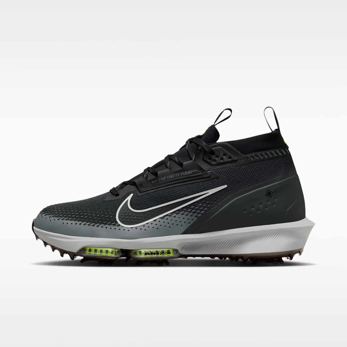 Nike Infinity Tour 2 GORE-TEX Men's Waterproof Golf Shoes - Dark Smoke Grey/Light Smoke Grey/Black - Image 1