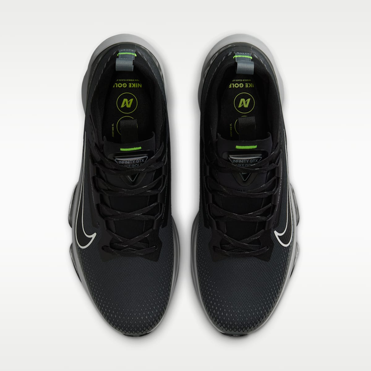 Nike Infinity Tour 2 GORE-TEX Men's Waterproof Golf Shoes - Dark Smoke Grey/Light Smoke Grey/Black - Image 4