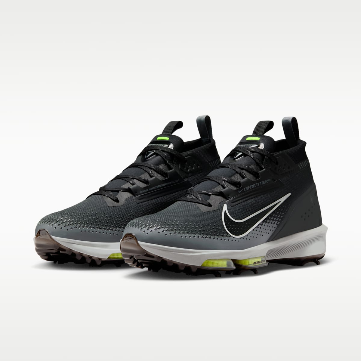 Nike Infinity Tour 2 GORE-TEX Men's Waterproof Golf Shoes - Dark Smoke Grey/Light Smoke Grey/Black - Image 5