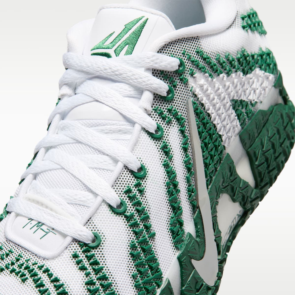 Ja 3 Basketball Shoes - White/Gorge Green/Metallic Silver - Image 7