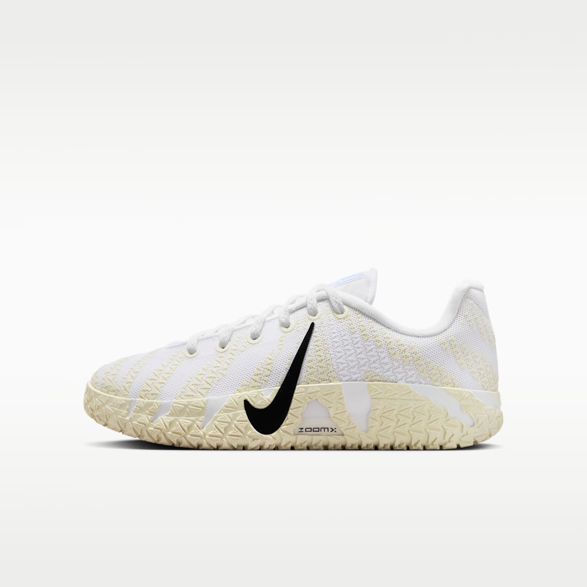 Ja 3 Big Kids' Basketball Shoes - White/Coconut Milk/Desert Khaki/Black - Image 1