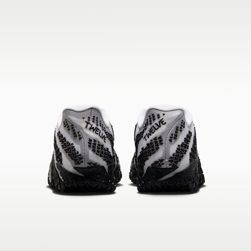 Ja 3 Basketball Shoes - White/Black/Metallic Silver - Image 6