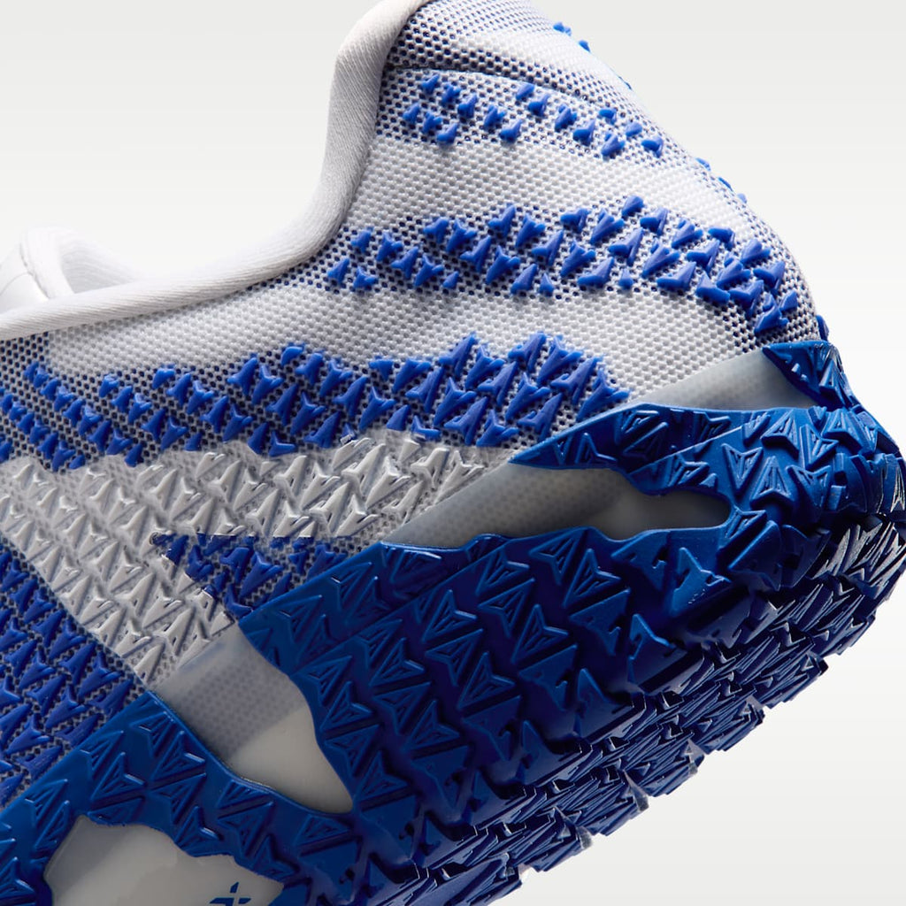 Ja 3 Basketball Shoes - White/Game Royal/Metallic Silver - Image 8
