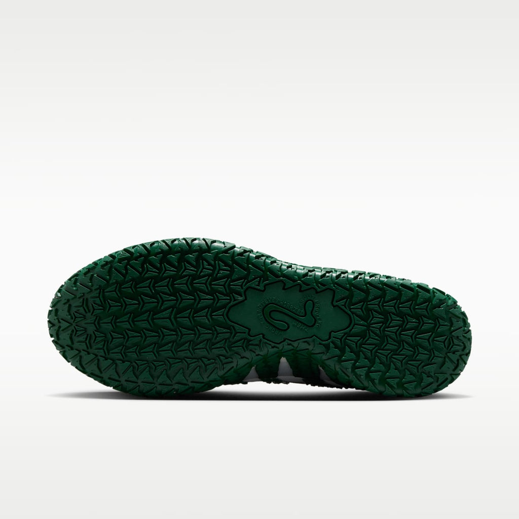 Women's Ja 3 Basketball Shoes - White/Gorge Green/Metallic Silver