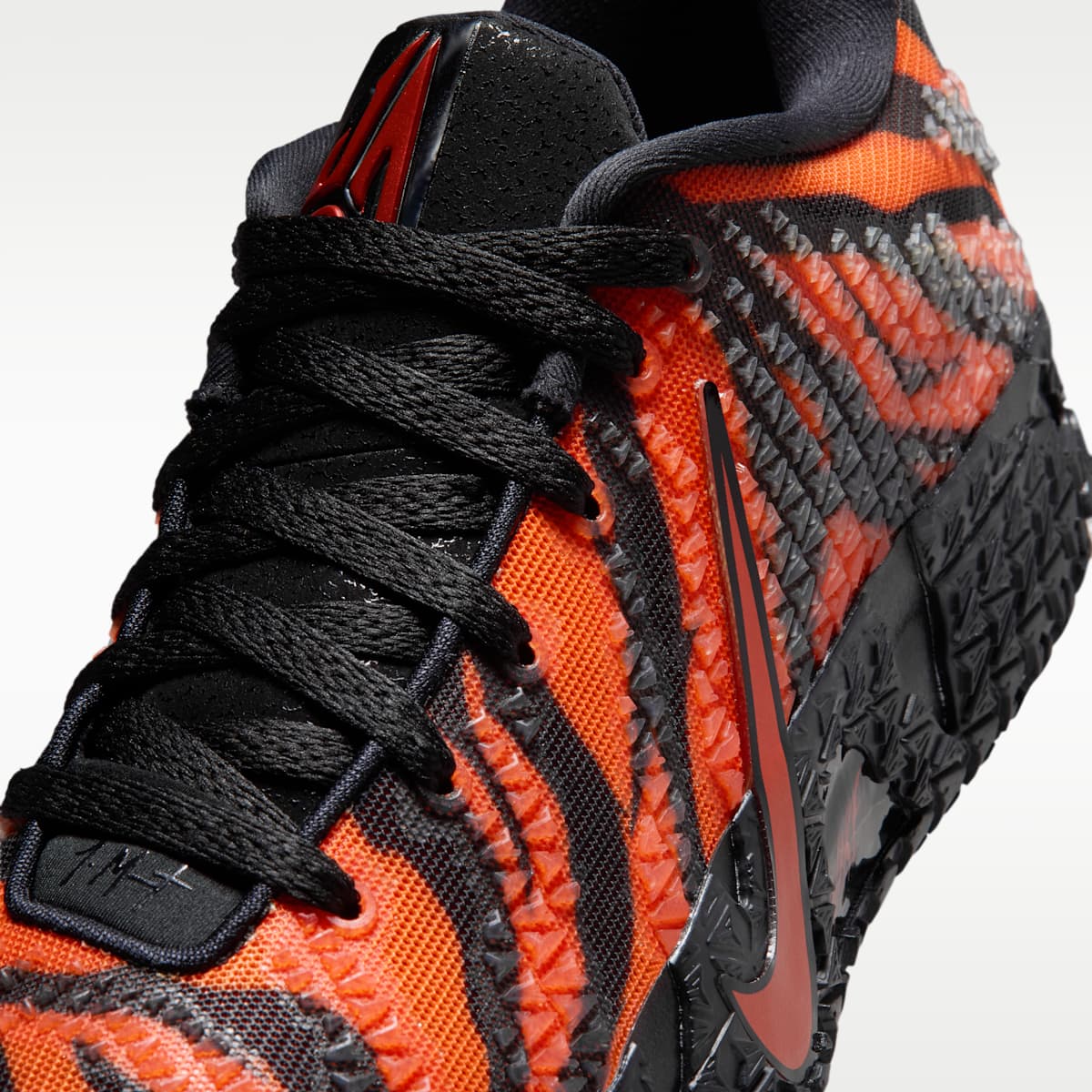 Ja 3 "Animal Pack" Basketball Shoes - Safety Orange/University Red/Black - Image 7