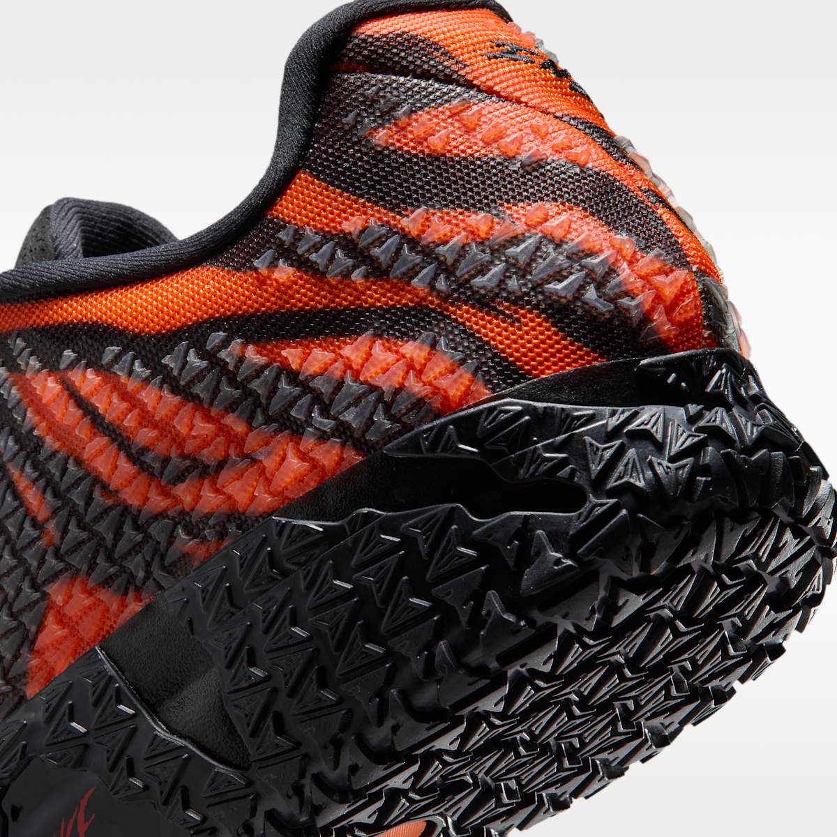 Ja 3 "Animal Pack" Basketball Shoes - Safety Orange/University Red/Black - Image 8