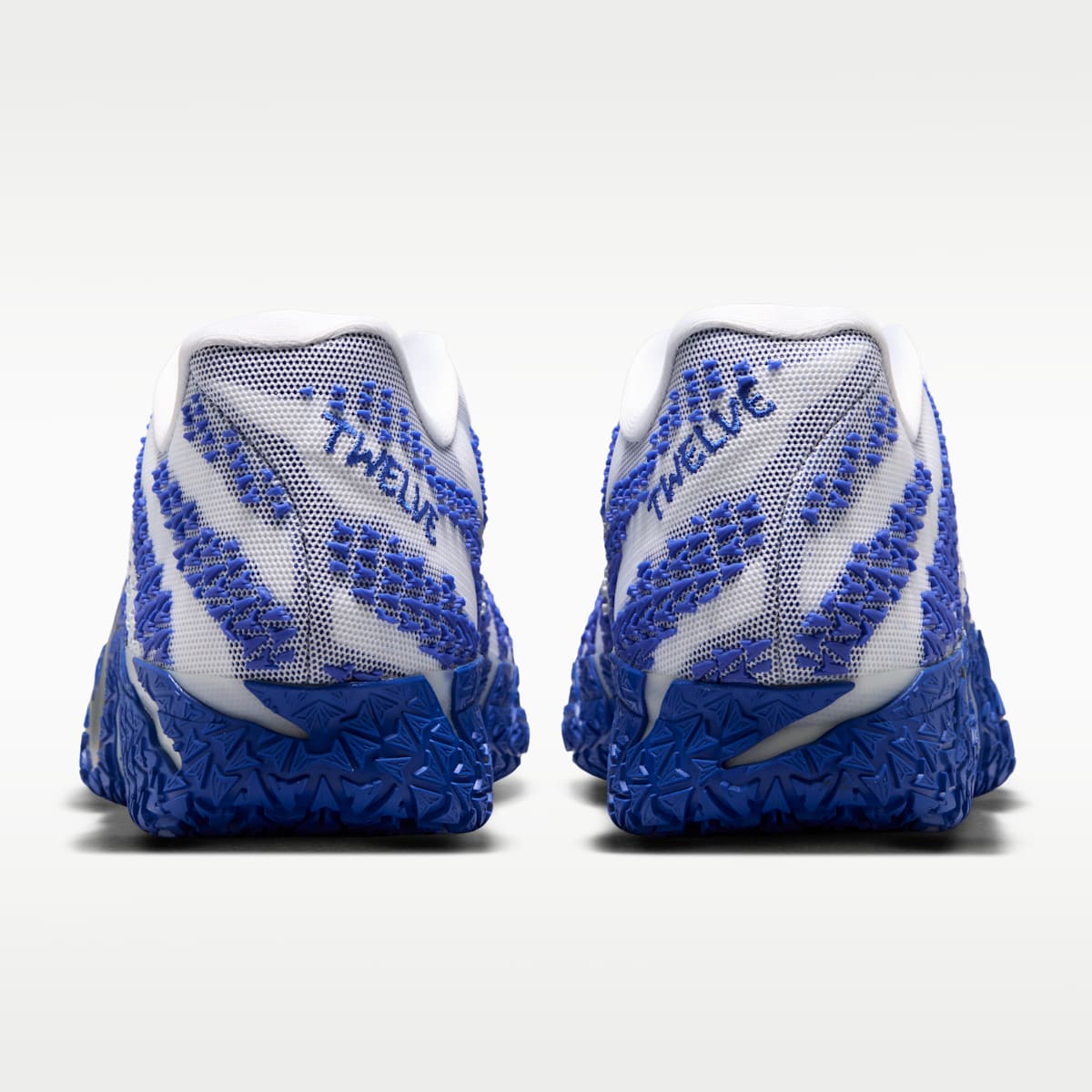 Ja 3 Basketball Shoes - White/Game Royal/Metallic Silver - Image 6
