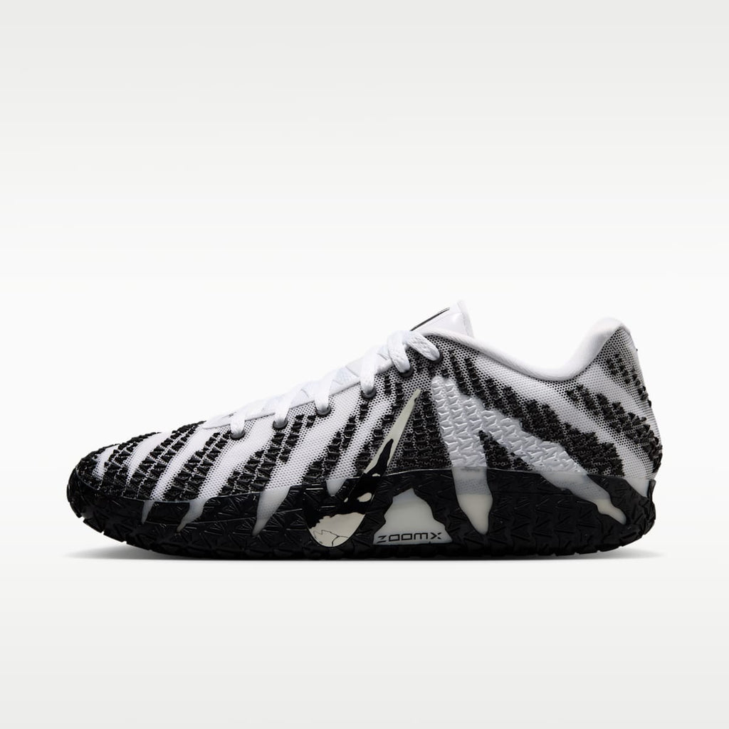 Ja 3 Basketball Shoes - White/Black/Metallic Silver - Image 1
