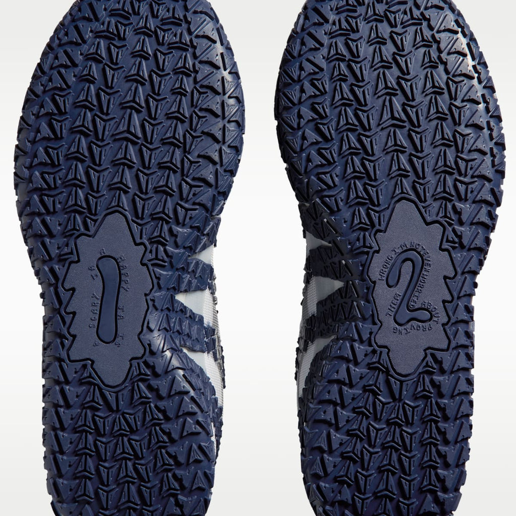 Ja 3 Basketball Shoes - White/Midnight Navy/Metallic Silver - Image 9
