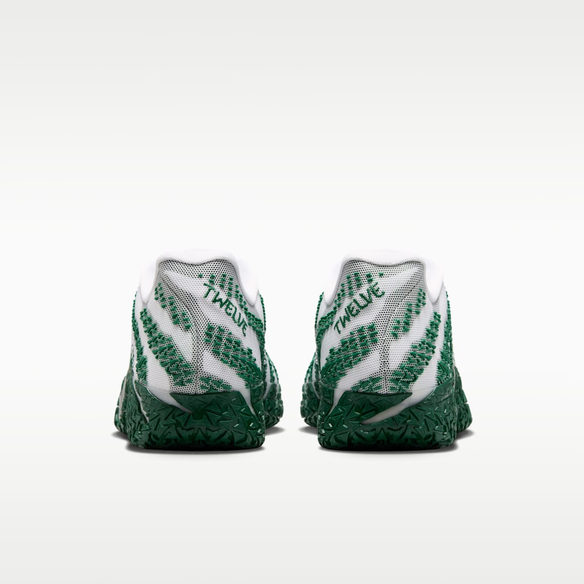 Ja 3 Basketball Shoes - White/Gorge Green/Metallic Silver - Image 6