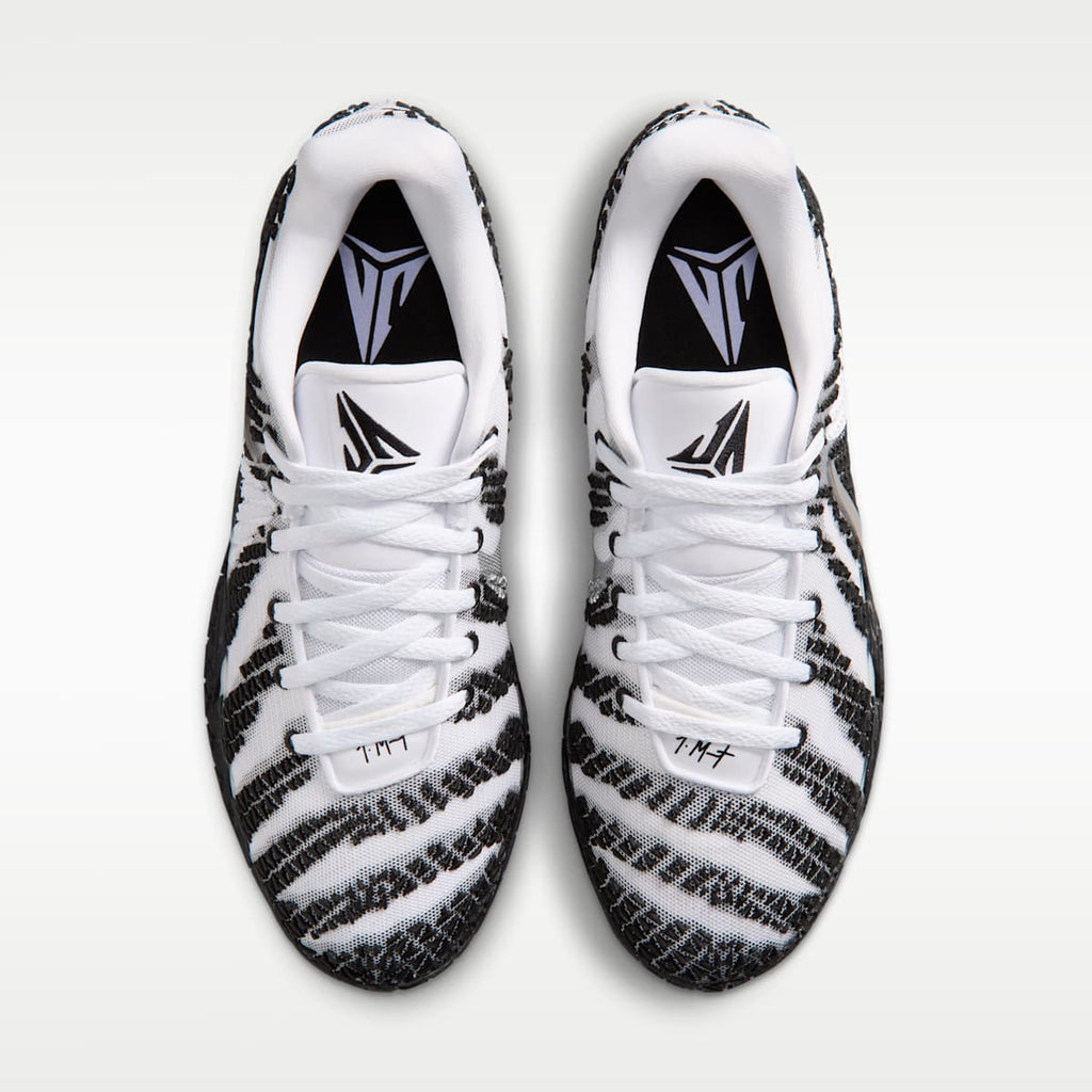 Ja 3 Basketball Shoes - White/Black/Metallic Silver - Image 4