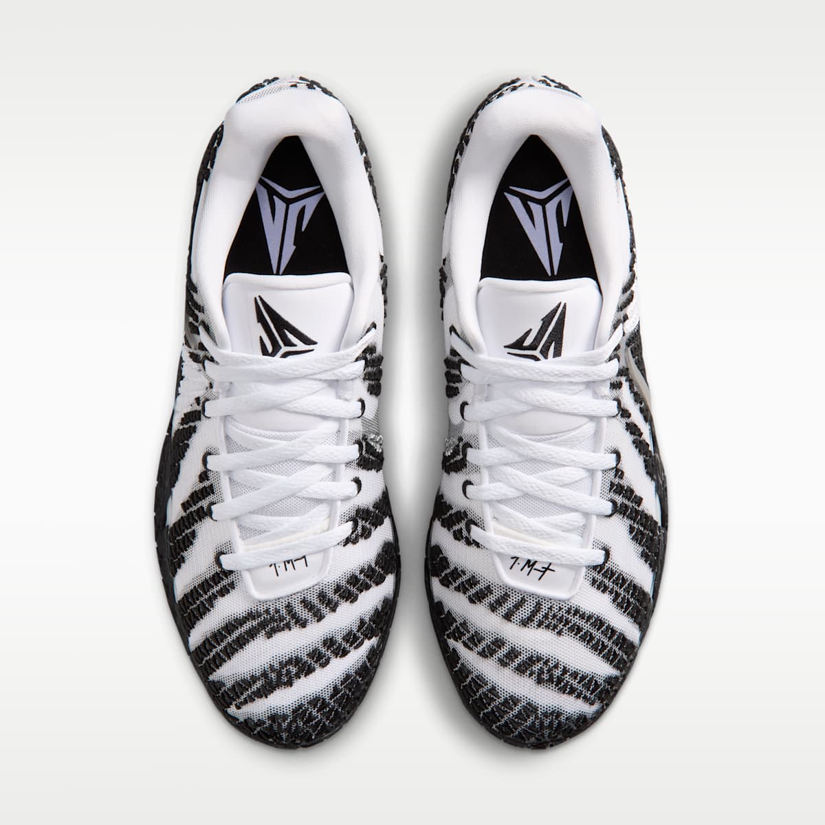 Ja 3 Basketball Shoes - White/Black/Metallic Silver - Image 4