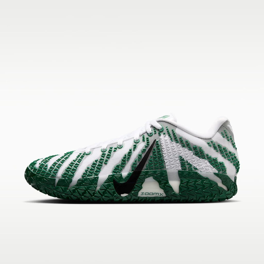 Ja 3 Basketball Shoes - White/Gorge Green/Metallic Silver - Image 1
