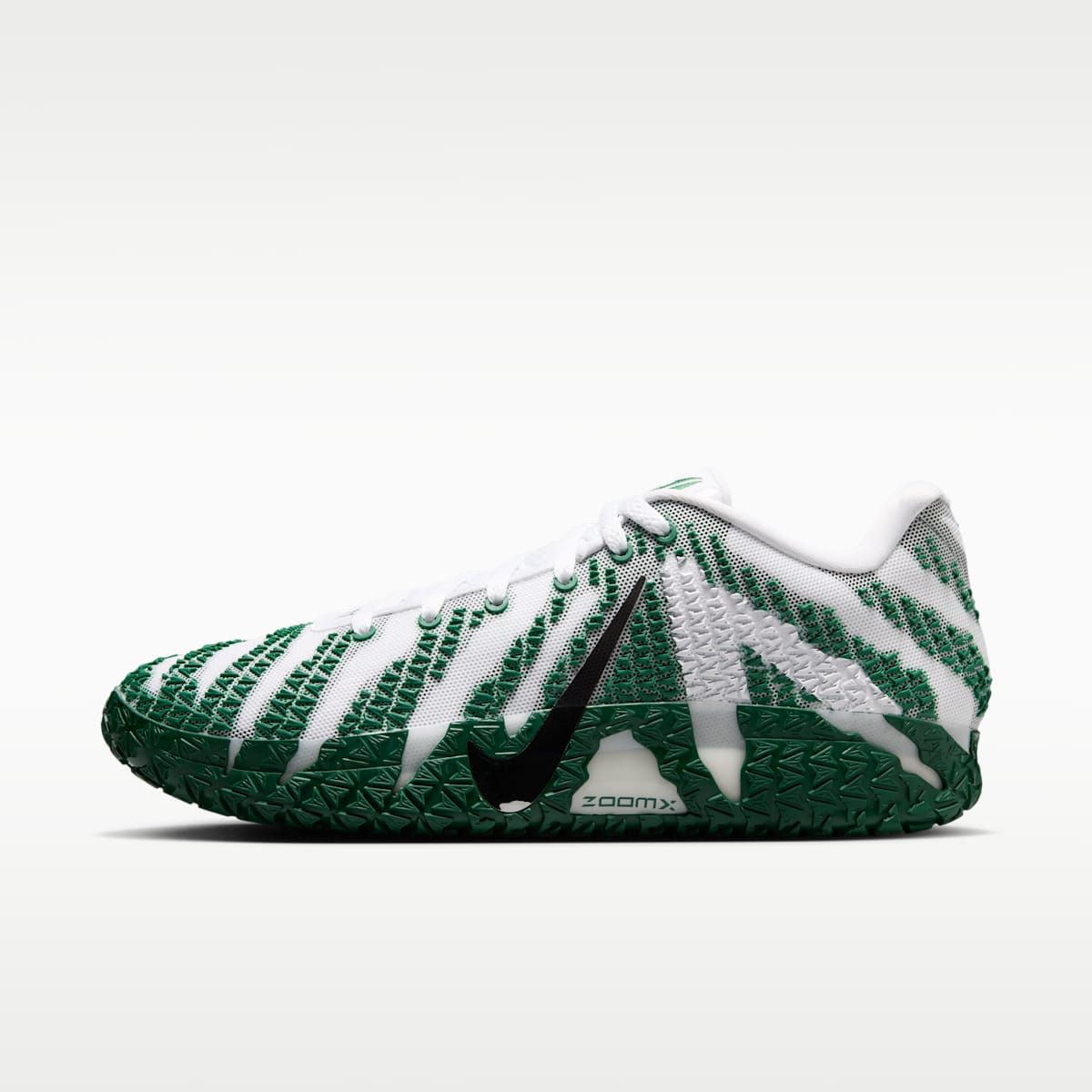 Ja 3 Basketball Shoes - White/Gorge Green/Metallic Silver - Image 1