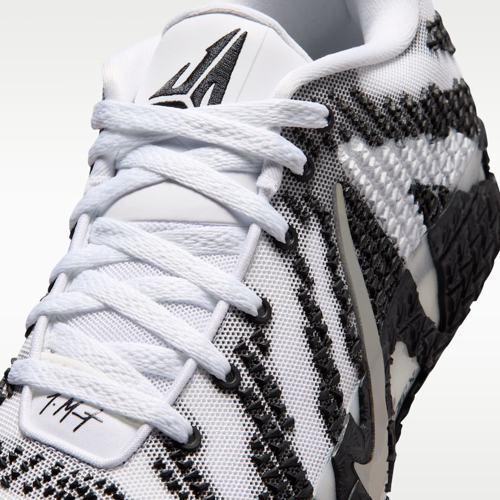 Ja 3 Basketball Shoes - White/Black/Metallic Silver - Image 7