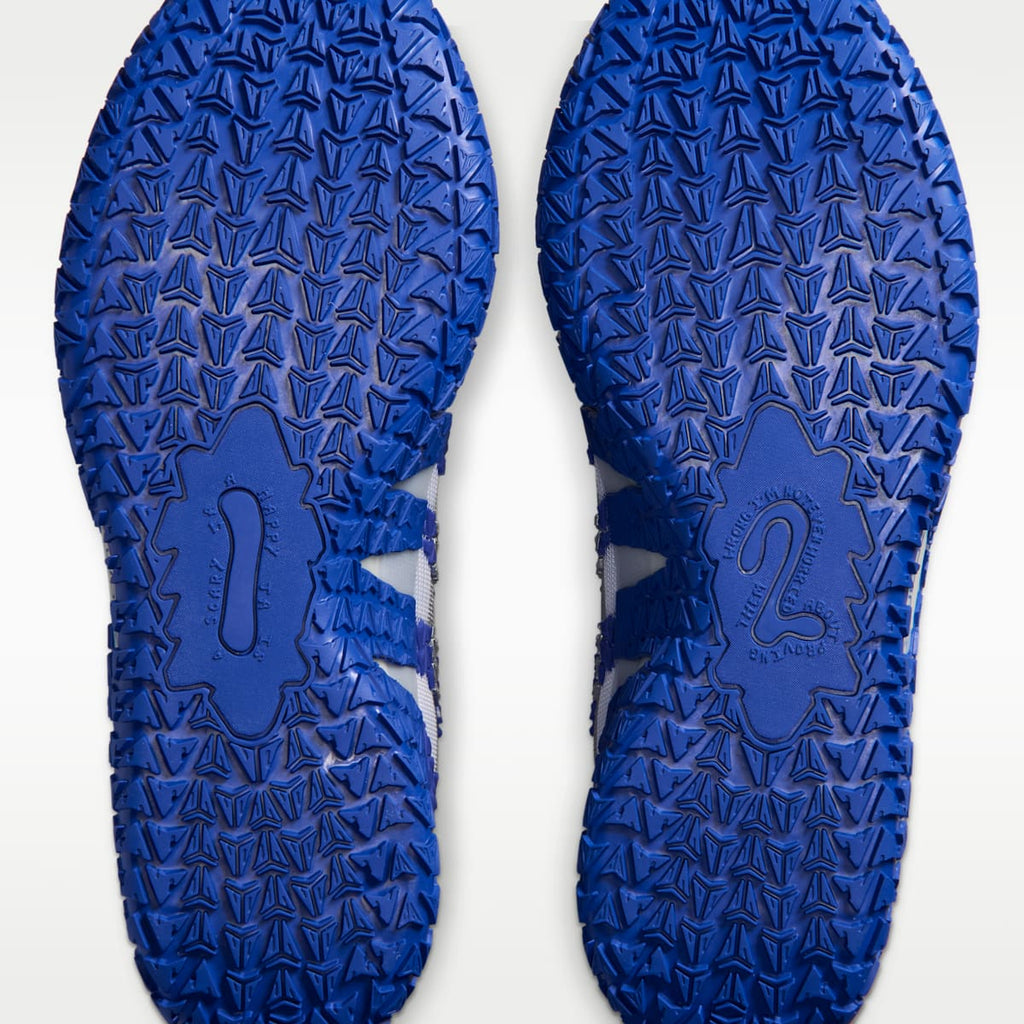 Ja 3 Basketball Shoes - White/Game Royal/Metallic Silver - Image 9