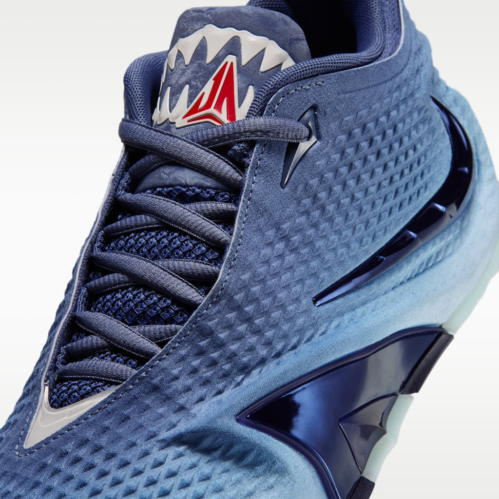 Ja 4 "Deep Water" Basketball Shoes - Diffused Blue/Chambray/Glacier Blue/Blackened Blue - Image 7