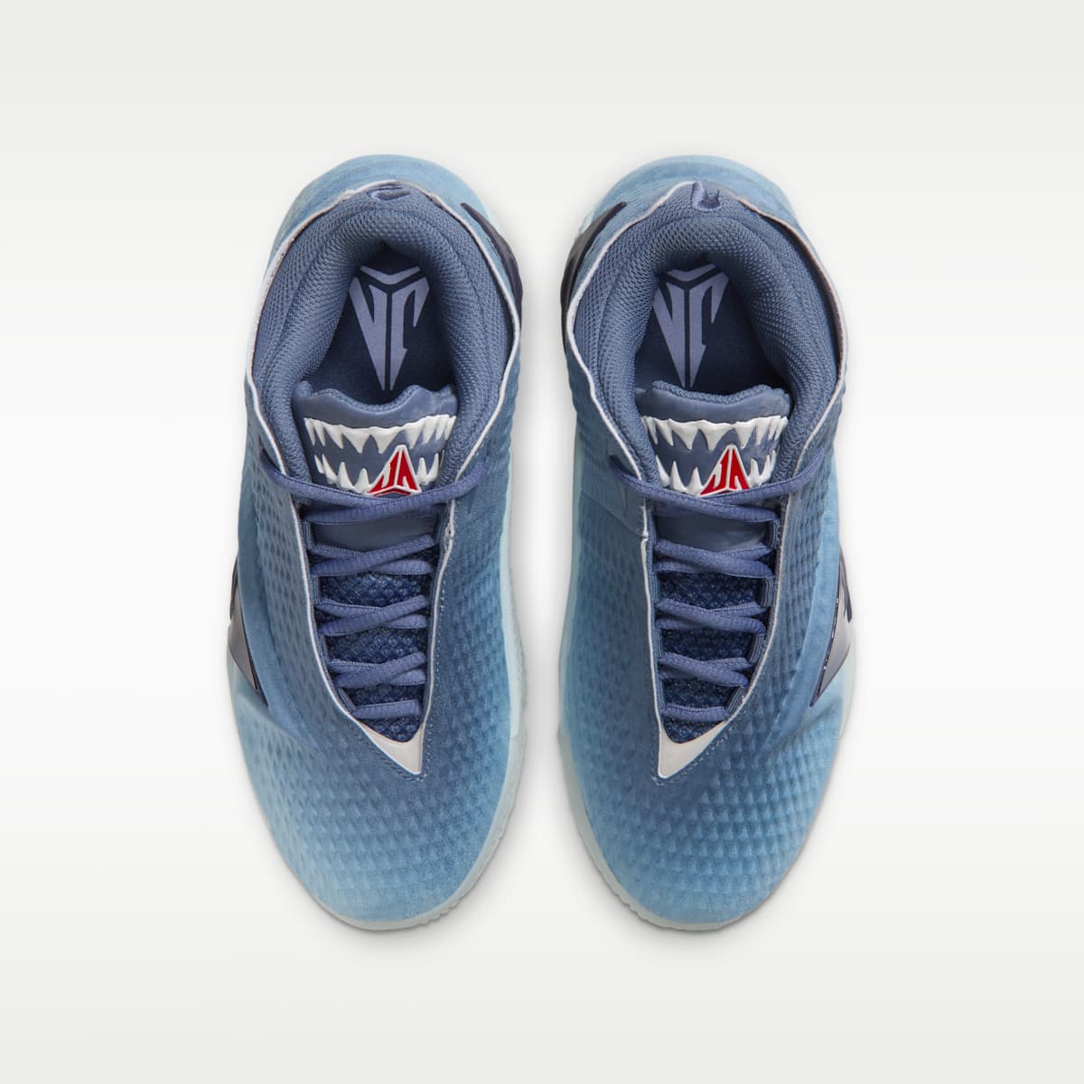 Ja 4 "Deep Water" Big Kids' Basketball Shoes - Diffused Blue/Chambray/Glacier Blue/Blackened Blue