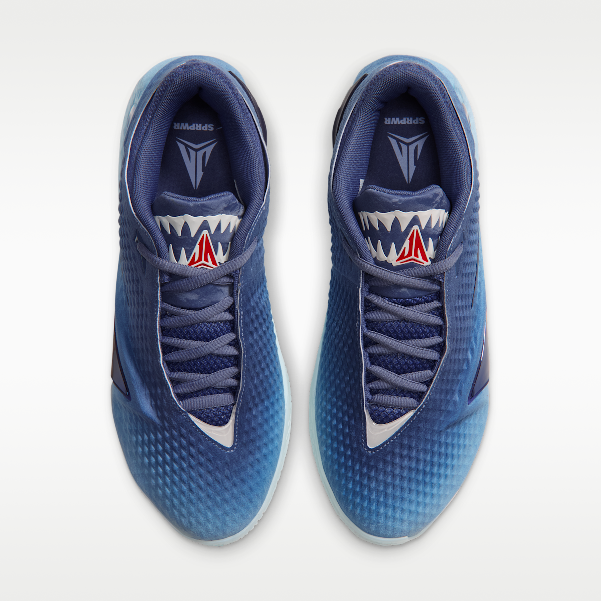 Women's Ja 4 "Deep Water" Basketball Shoes - Diffused Blue/Chambray/Glacier Blue/Blackened Blue