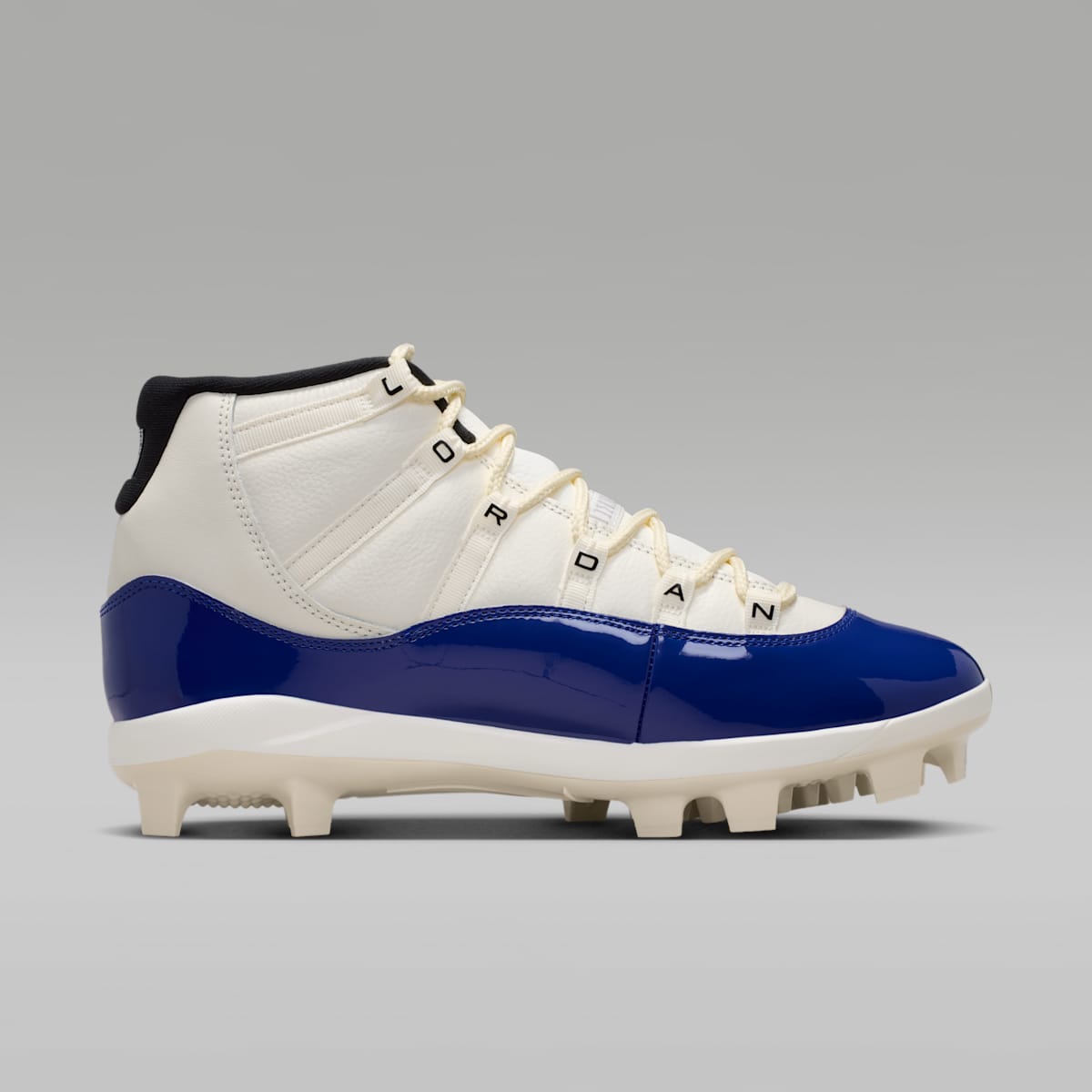 Jordan 11 Retro MCS Men's Baseball Cleats - Sail/Deep Royal Blue/Fire Red - Image 3