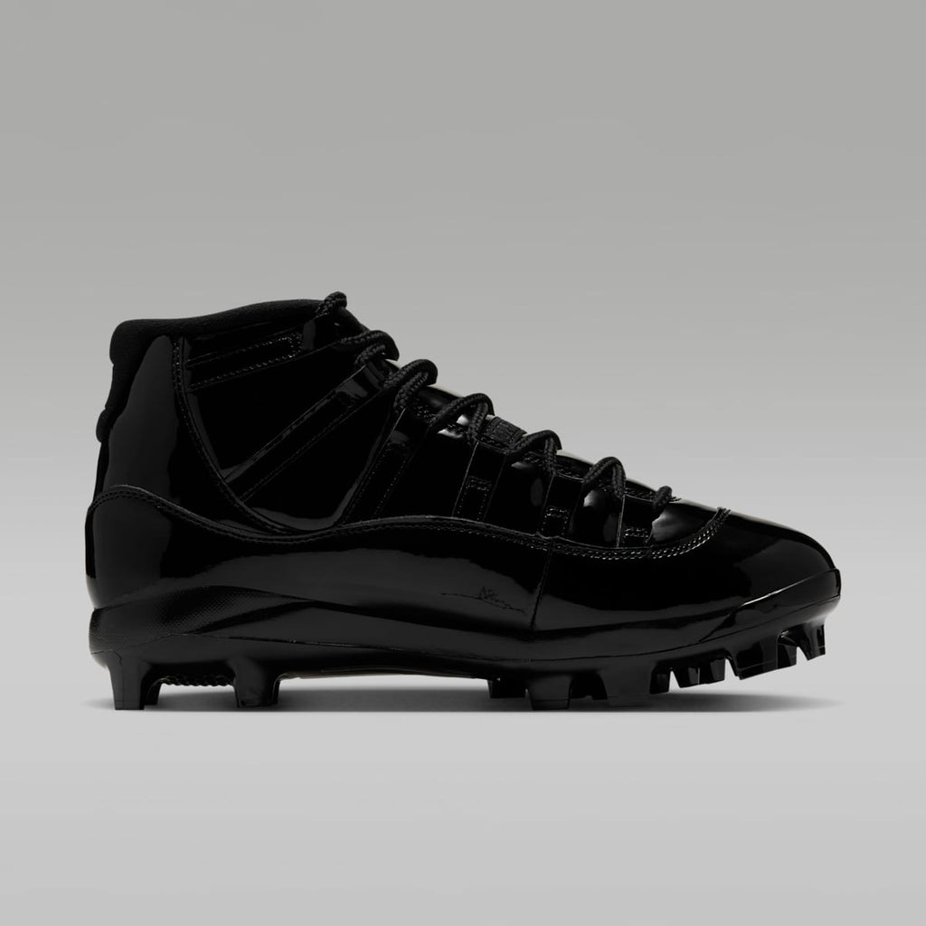 Jordan 11 Retro MCS Men's Baseball Cleats - Black/Anthracite/Metallic Gold - Image 3