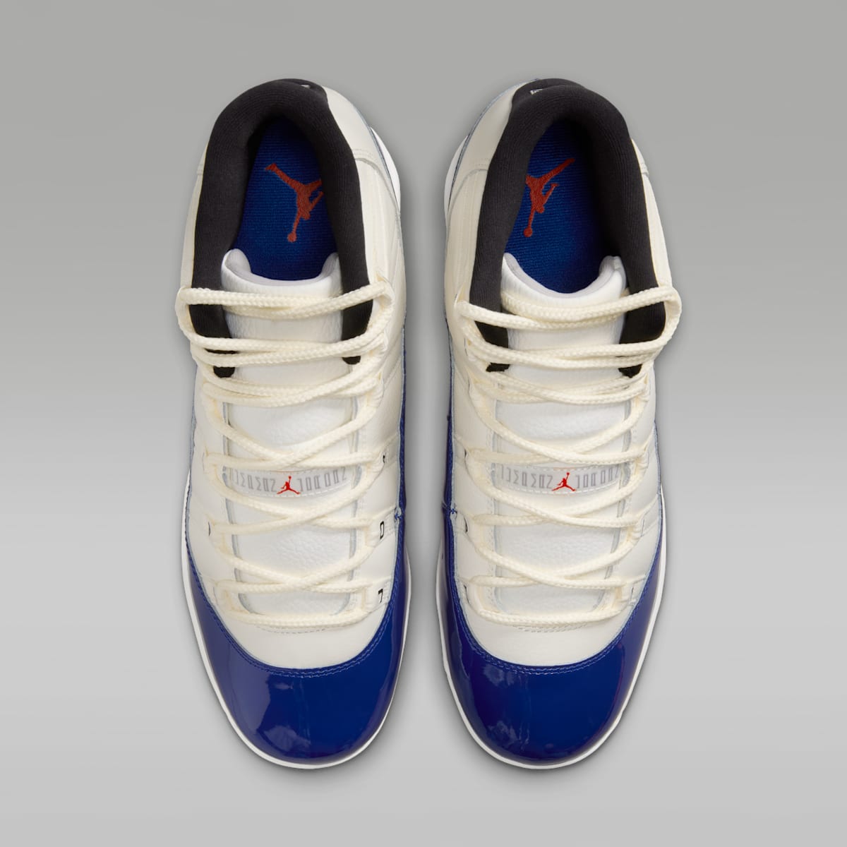 Jordan 11 Retro MCS Men's Baseball Cleats - Sail/Deep Royal Blue/Fire Red - Image 4