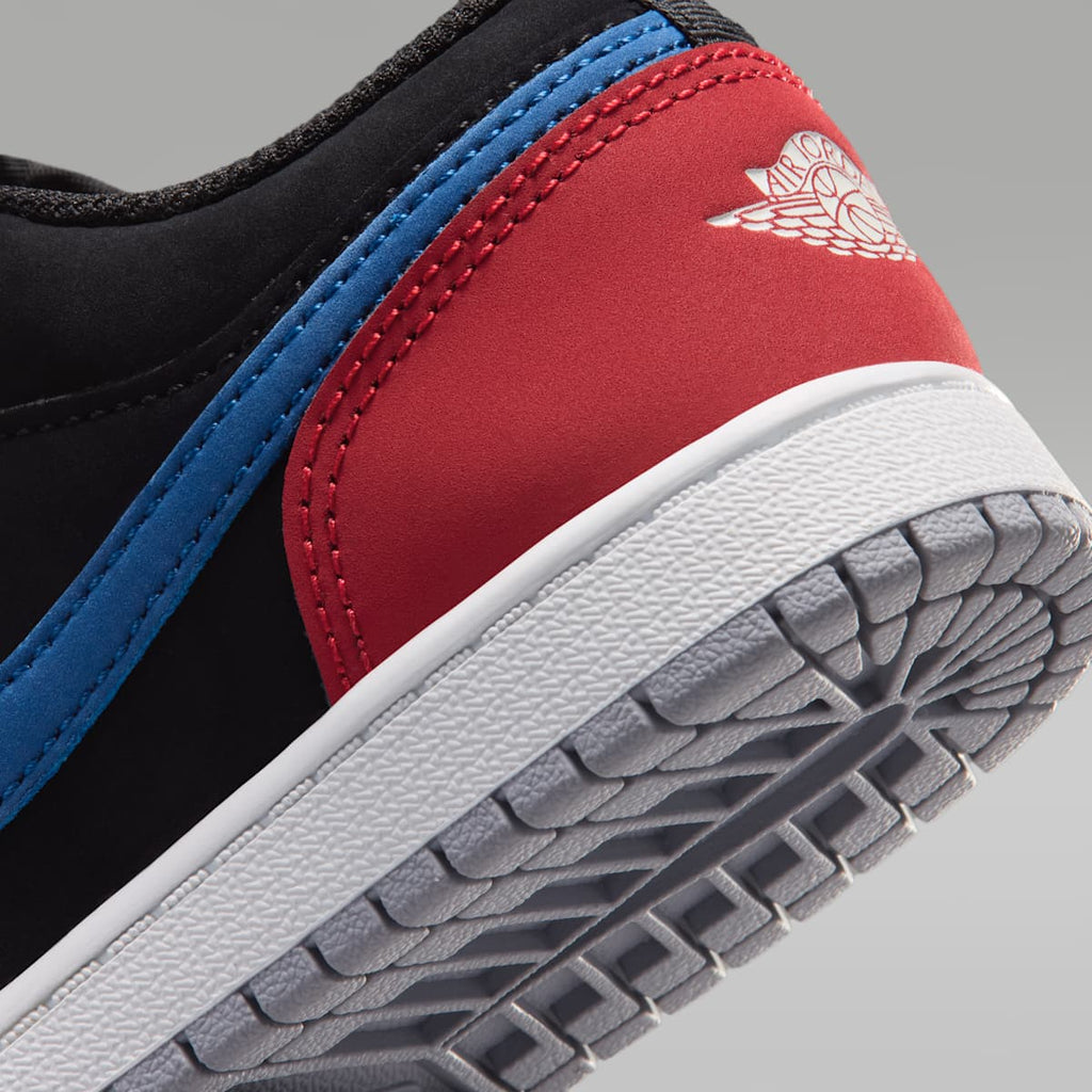 Jordan 1 Low Little Kids' Shoes - Black/True Blue/Varsity Red/Summit White