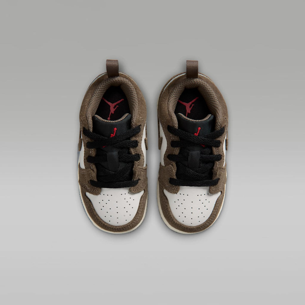 Jordan 1 Low Baby/Toddler Shoes - Palomino/Phantom/Sail/Black