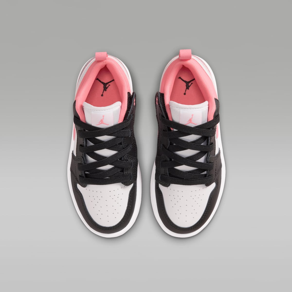 Jordan 1 Low Alt Little Kids' Shoes - Black/White/Pink Gaze
