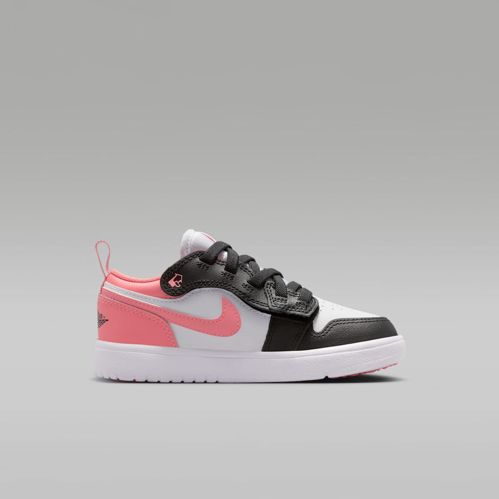 Jordan 1 Low Alt Little Kids' Shoes - Black/White/Pink Gaze