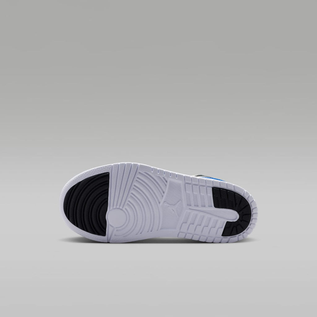 Jordan 1 Low Alt Little Kids' Shoes - Phantom/Off Noir/Sail/University Red - Image 2